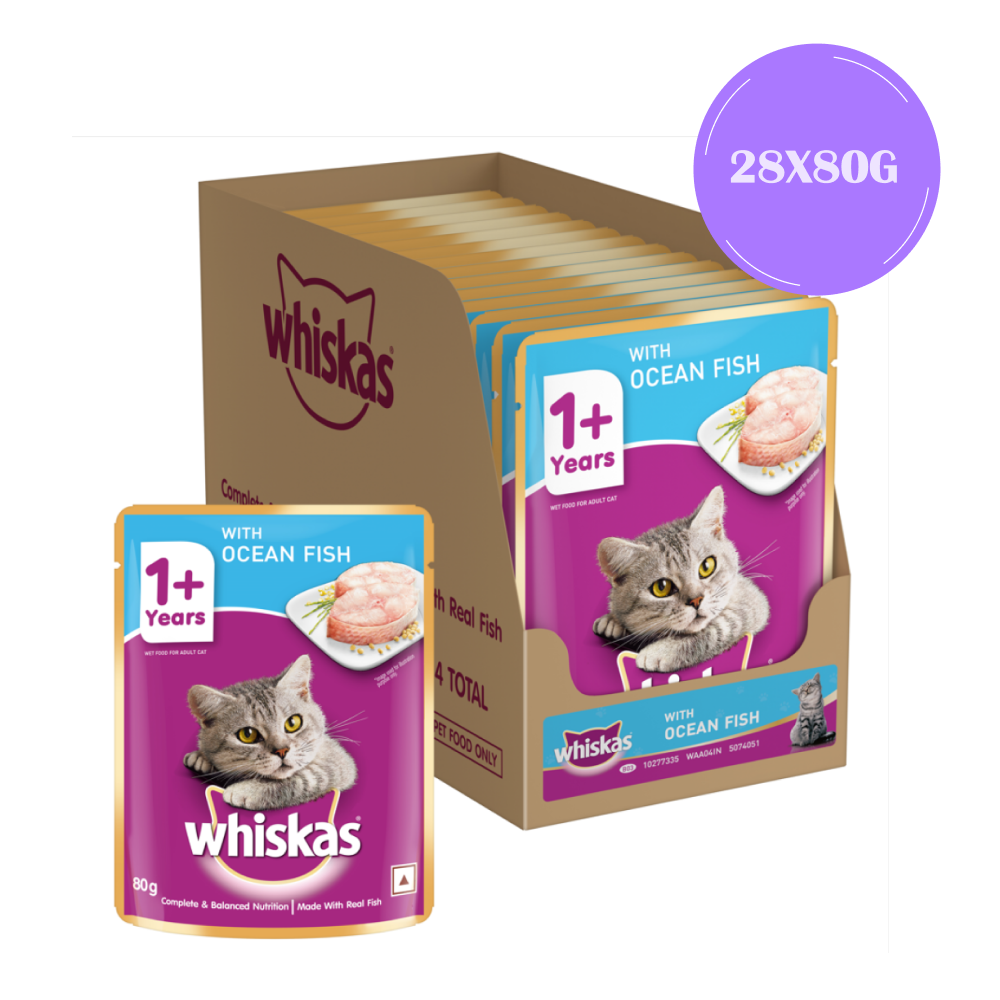 Whiskas Ocean Fish Adult Cat Wet Food