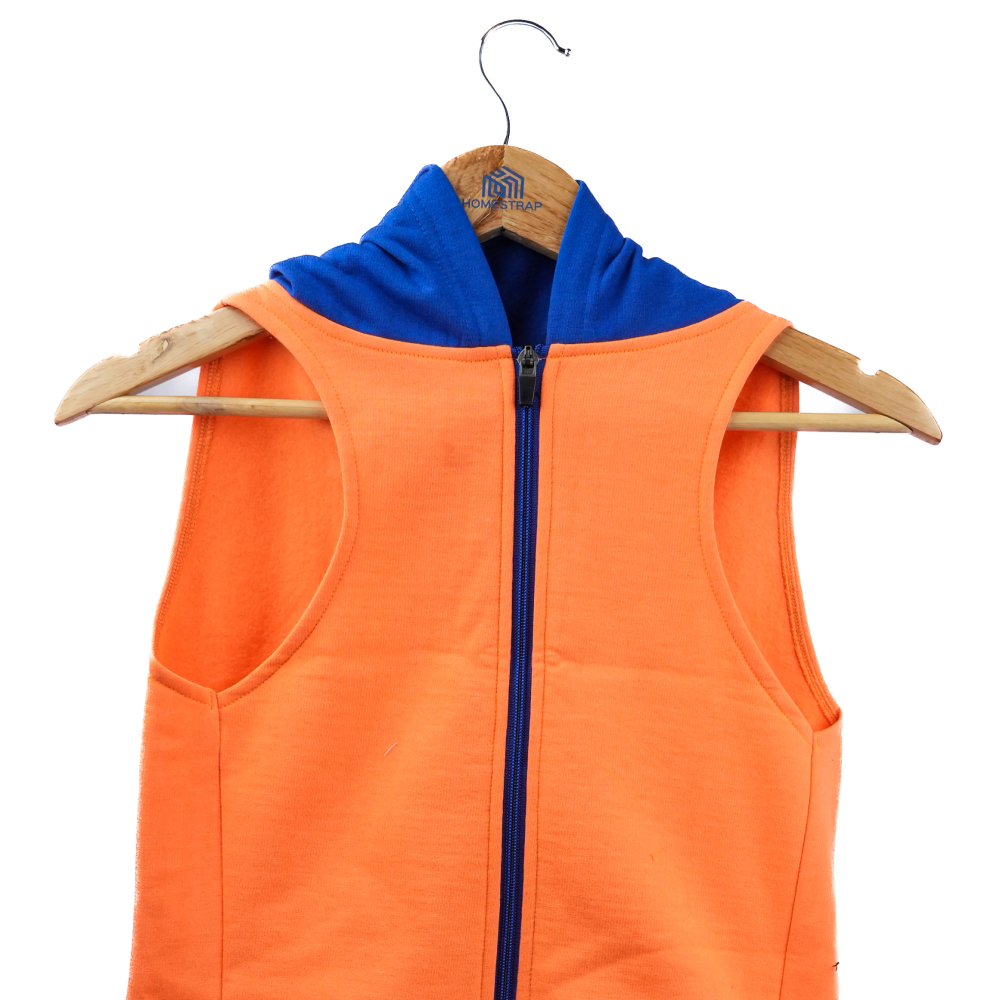 Skatrs Sunset Splash In-Style Hoodie For Dogs and Cats (Orange & Blue) Both-Clothing & Accessories Skatrs