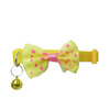 Skatrs Collar with Bow for Dogs and Cats (Yellow) Rewards Both-Collar, Leashes, harnesses Skatrs 8-12 in Neck