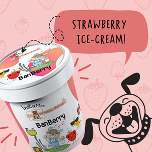 Waggy Zone Banberry Ice Cream for Pets