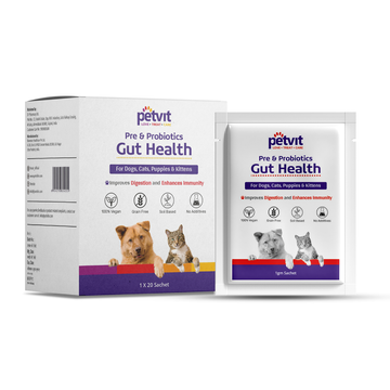 Petvit Pre & Probiotics Gut Health Powder for Dogs and Cats