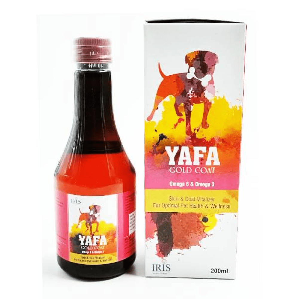 Iris Yafa Gold Coat Omega 3 + 6 Syrup for Dogs and Cats