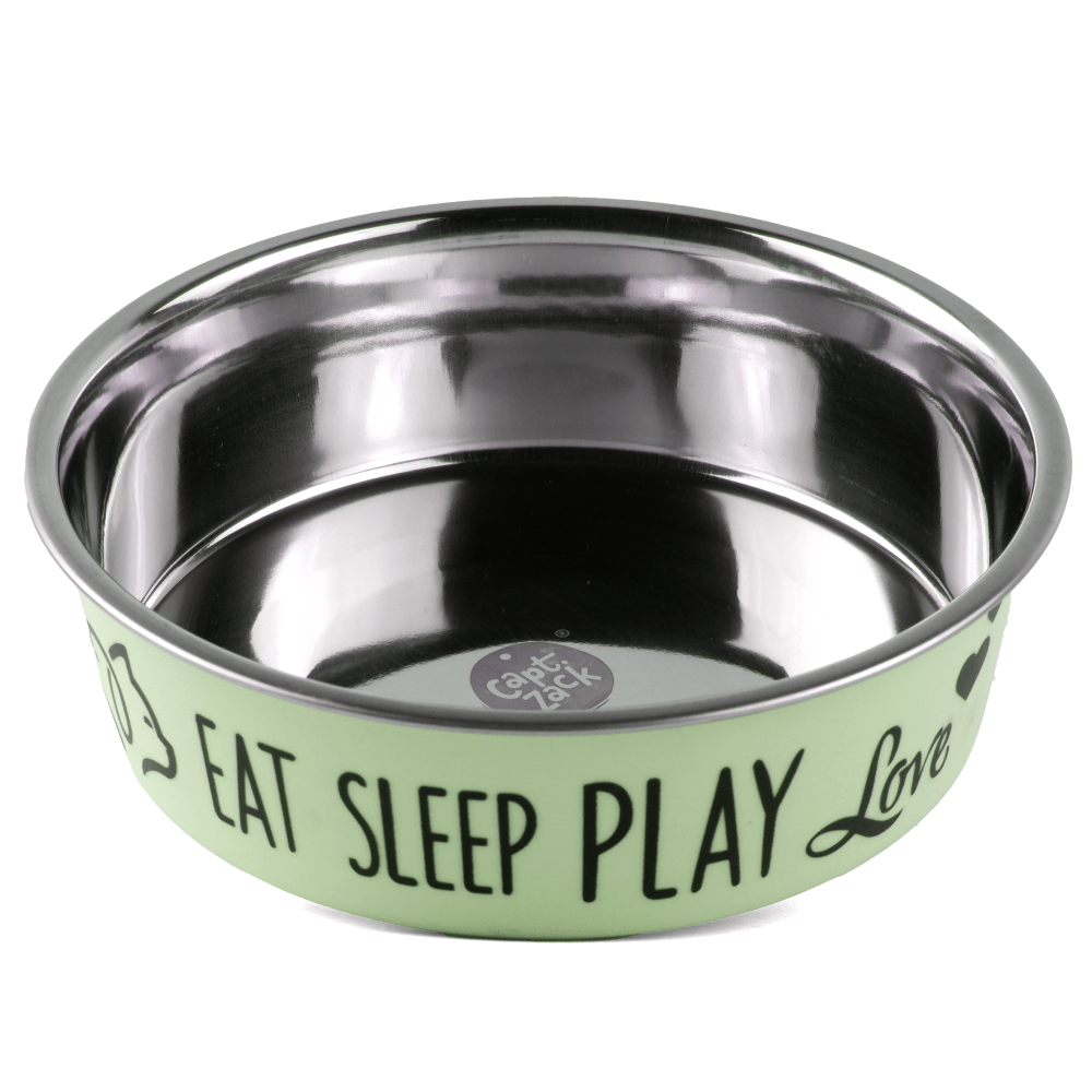 Captain Zack Bol Baby Bowl Eat Sleep Play for Dogs (Butterscotch)