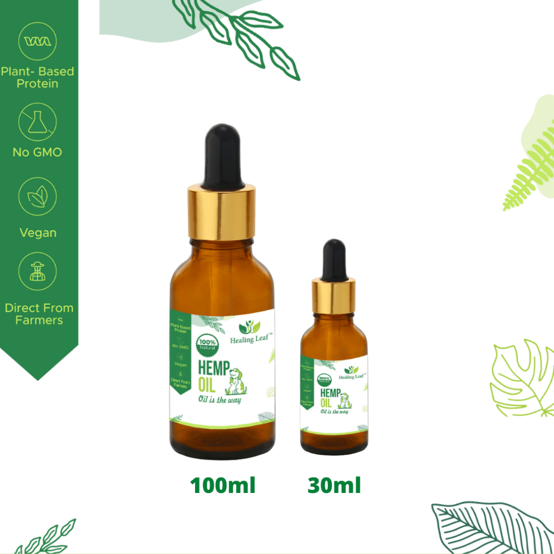 Healing Leaf Hemp Oil and Bark Out Loud Calming & Anti Anxiety Supplements for Dogs and Cats Combo Dogs-Health & Wellness Exclusive Combo