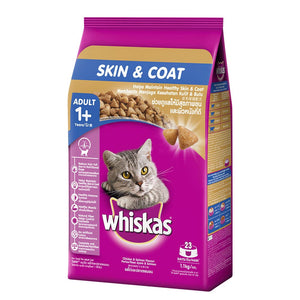 Whiskas Skin & Coat Chicken & Salmon Adult (1+ Years) Cat Dry Food