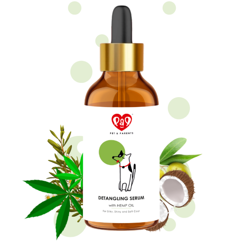 Pet And Parents Detangling Serum with Hemp Oil for Dogs and Cats