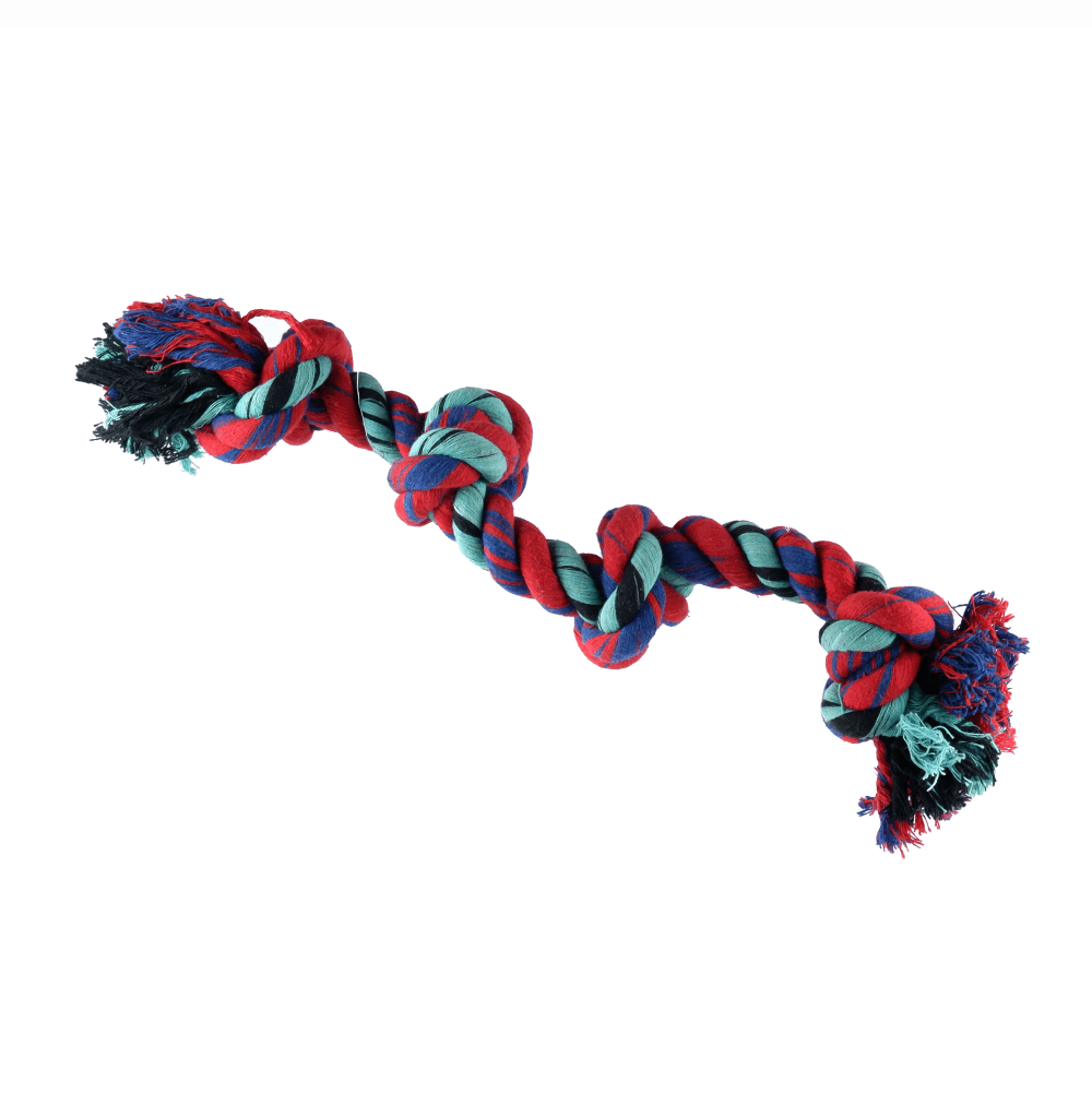 Kiki N Pooch 4 Knot Rope Toy for Dogs