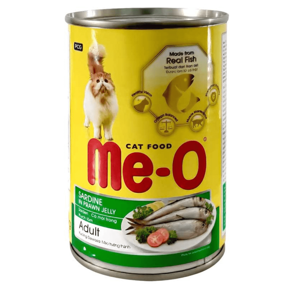 Me O Sardine in Prawn Jelly Canned Adult Cat Wet Food Cats-Wet Food Me O