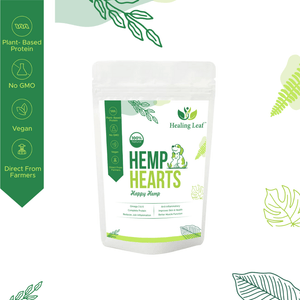 Healing Leaf Hemp Hearts for Dogs and Cats