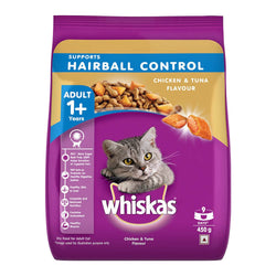 Whiskas Hairball Control Chicken & Tuna Adult (1+ Years) Cat Dry Food