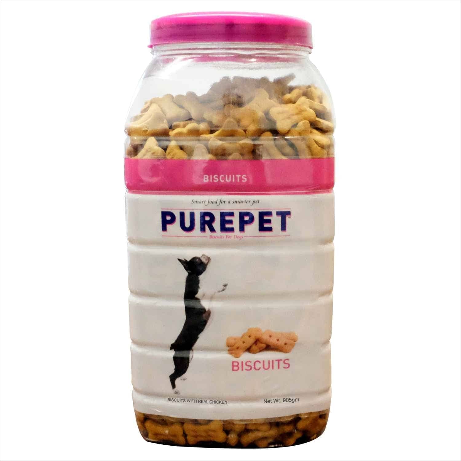 Purepet Mutton Flavour Real Chicken Biscuit Dog Treats Dog Treats + Others Purepet 905g