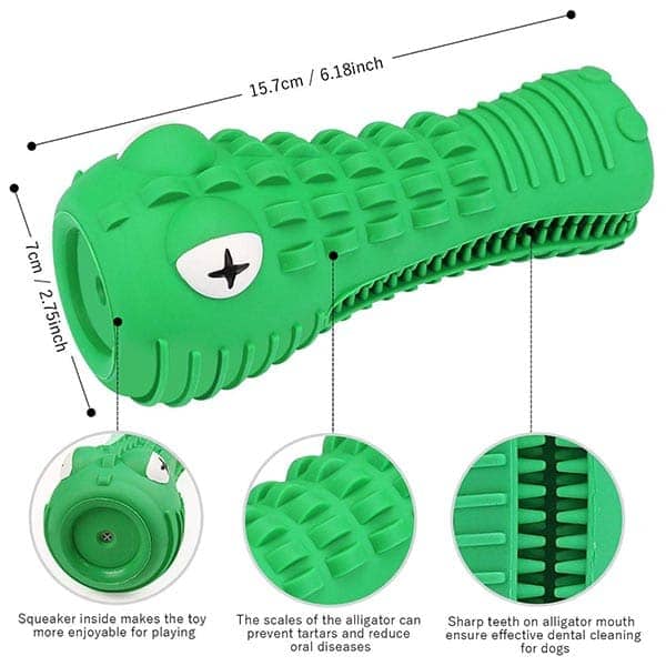 Pawsindia Croc Dental Toy for Dogs