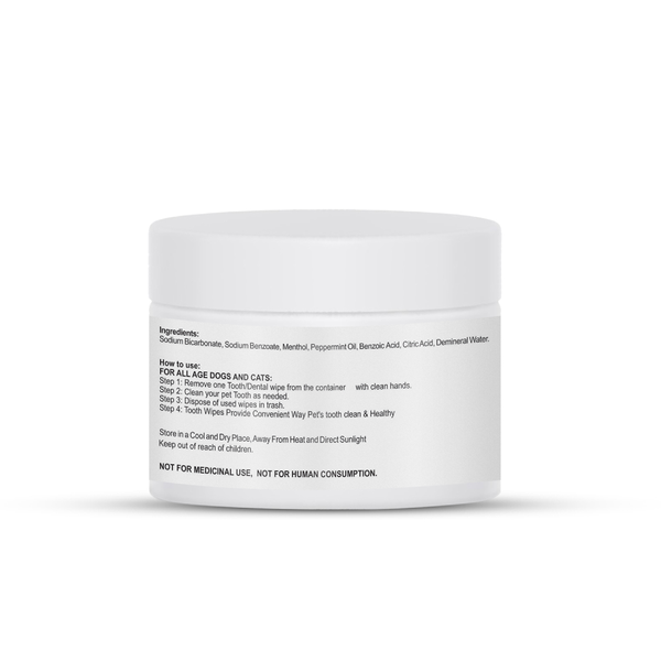 Petvit Dental Wipes for Dogs and Cats