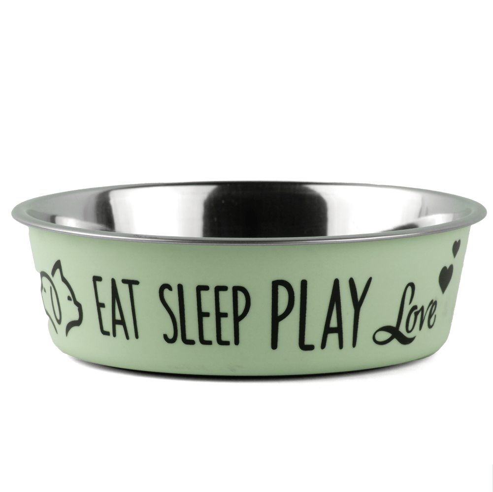 Captain Zack Bol Baby Bowl Eat Sleep Play for Dogs (Butterscotch)