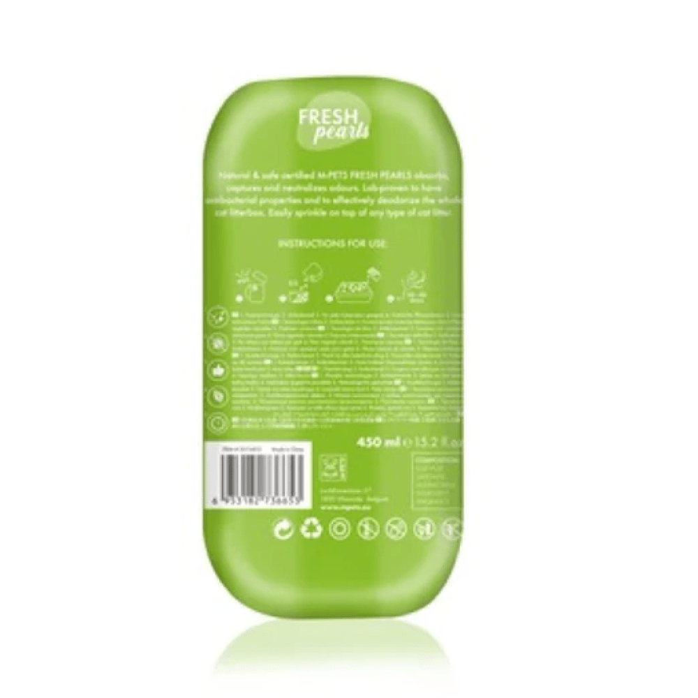 M Pets Fresh Pearls Natural Cat Litter Deodoriser (Grass) Litter Supplies M Pets