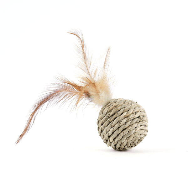 M Pets Natura Seagrass Roll & Ball Toy for Cats