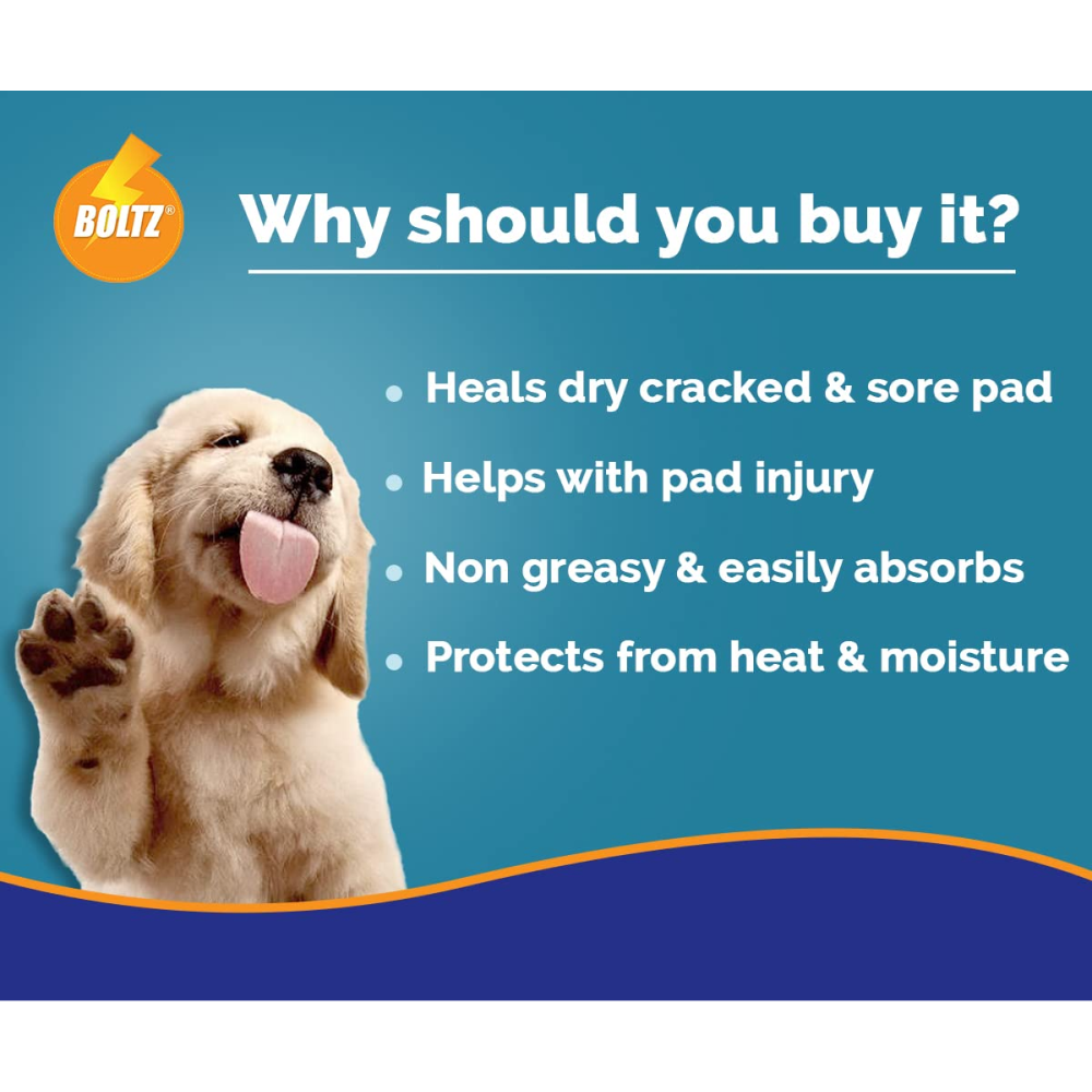 Boltz Body Spray Perfume Deodorizers and Cracked and Chapped Paw Cream for Dogs Combo