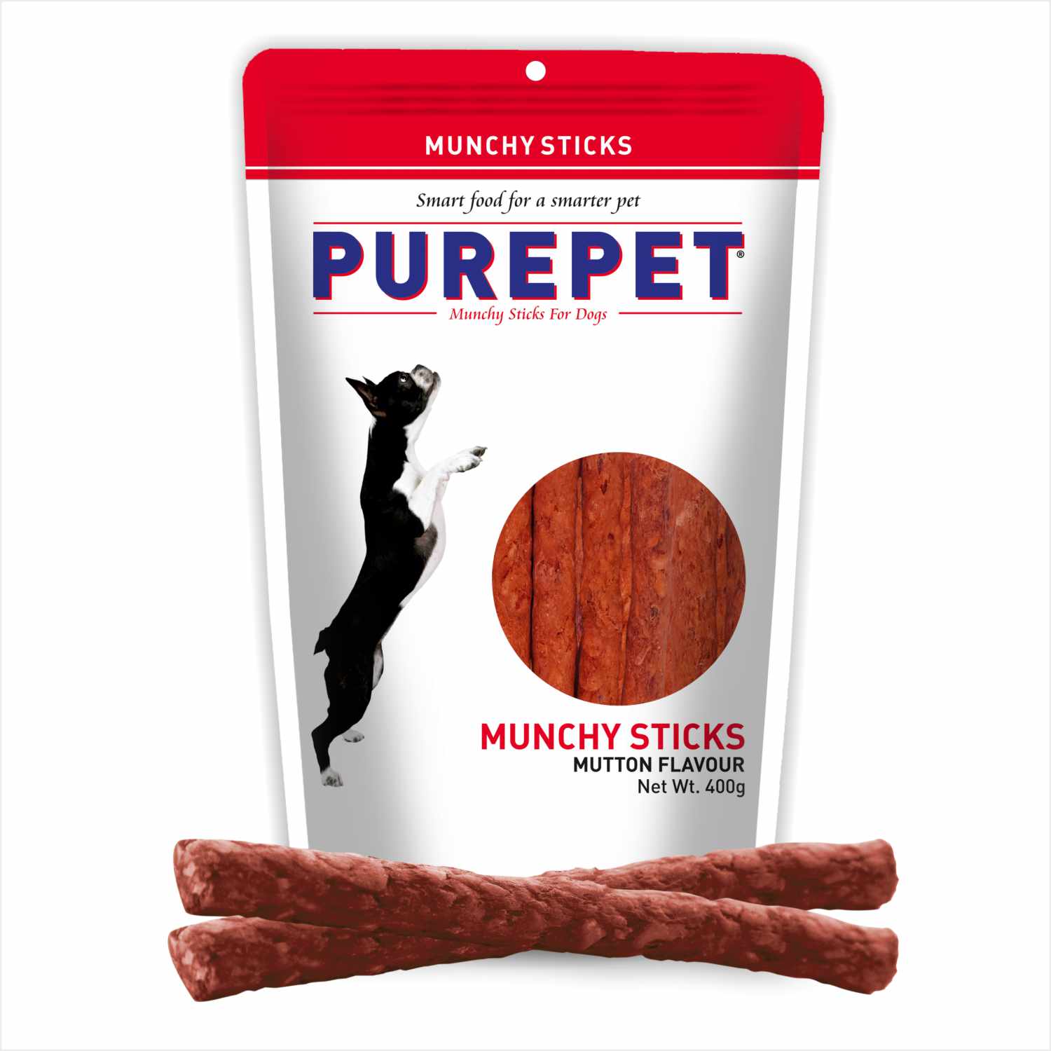 Purepet Mutton Flavour Munchy Sticks Dog Treat