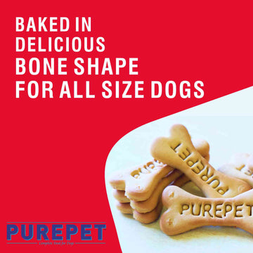 Purepet 100% Vegeterian Biscuit Dog Treats