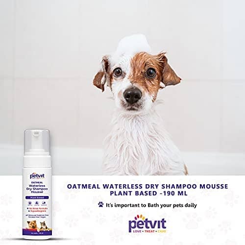 Petvit Oatmeal Waterless Shampoo for Dogs and Cats