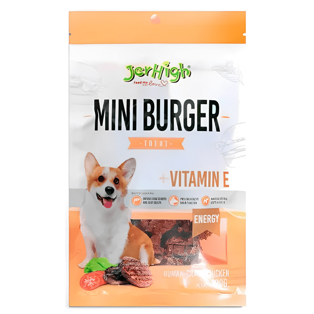 JerHigh Mini Burger Dog Treats