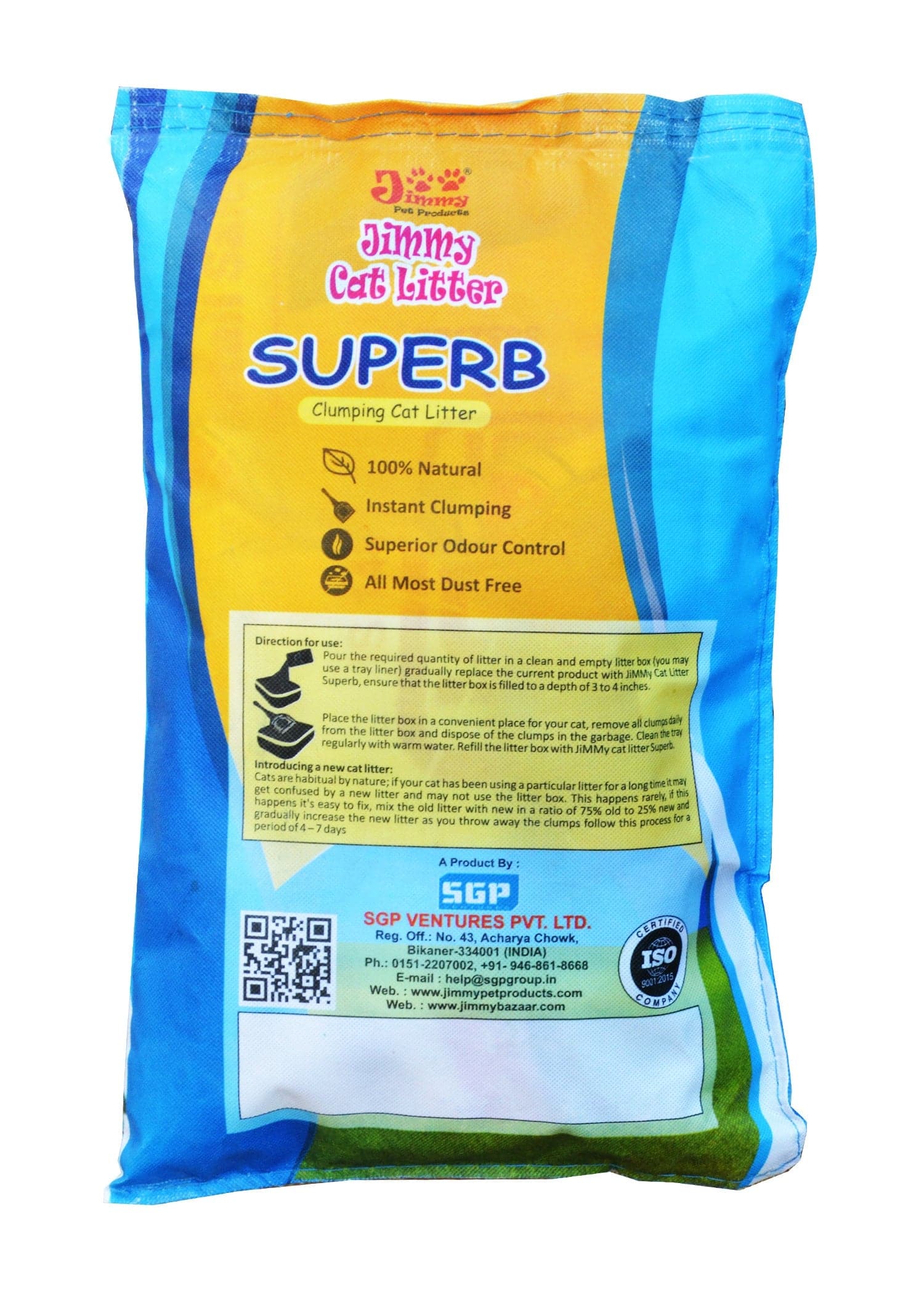 JiMMy Superb Lavender Scented Clumping Cat Litter