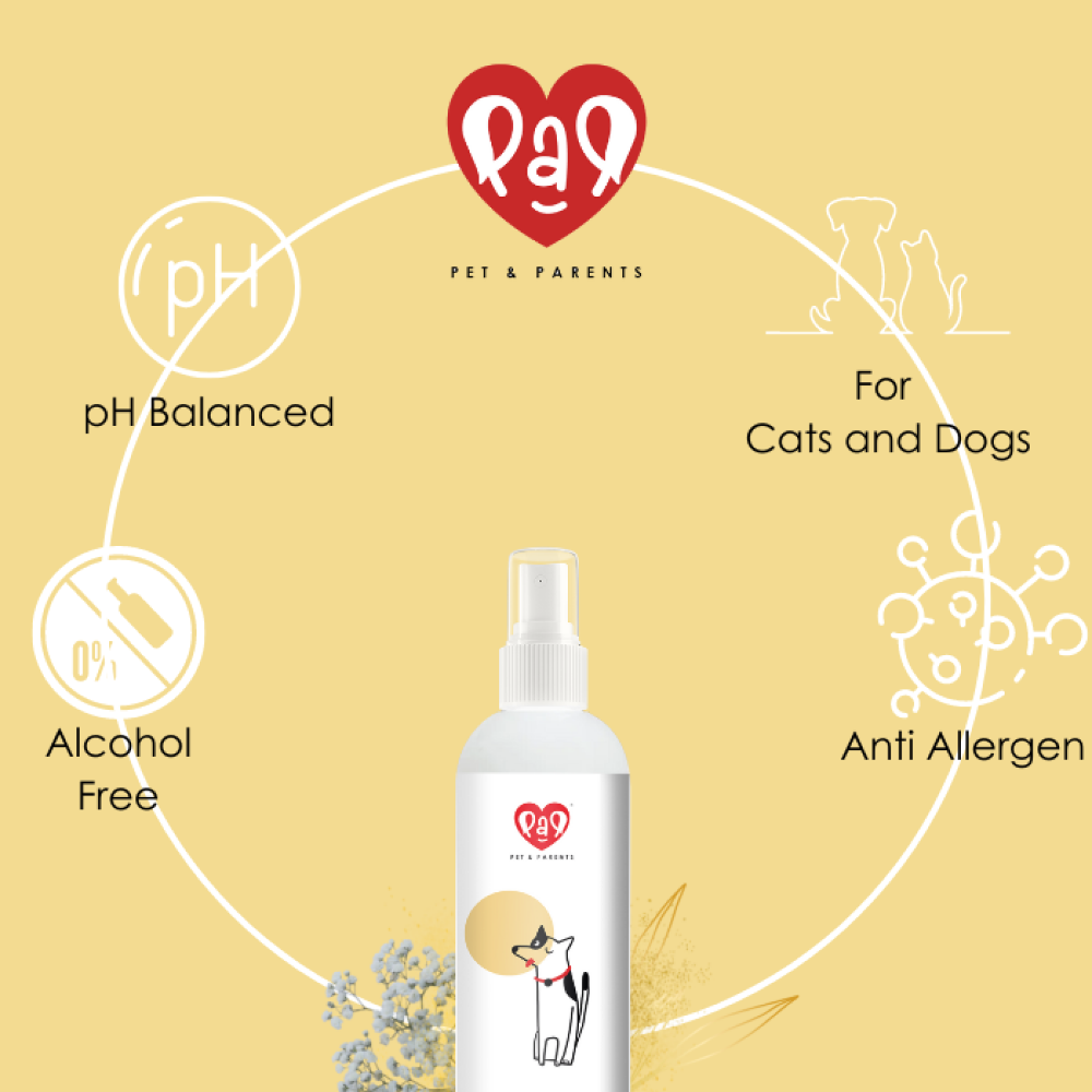 Pet And Parents Luxury Spa Deodorant Spray for Dogs and Cats