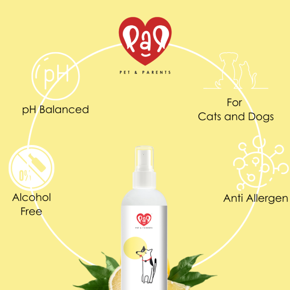 Pet And Parents Fresh Lime Deodorant Spray for Dogs and Cats