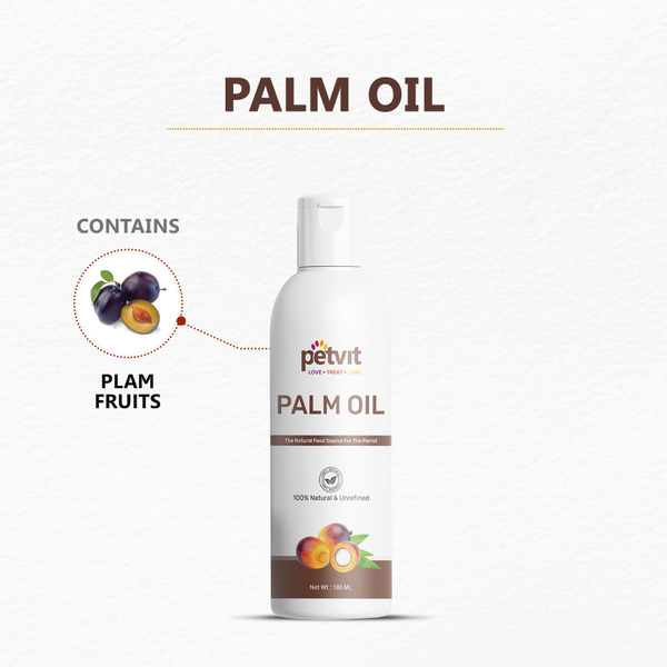 Petvit Palm Oil with Palm Fruit for Parrots