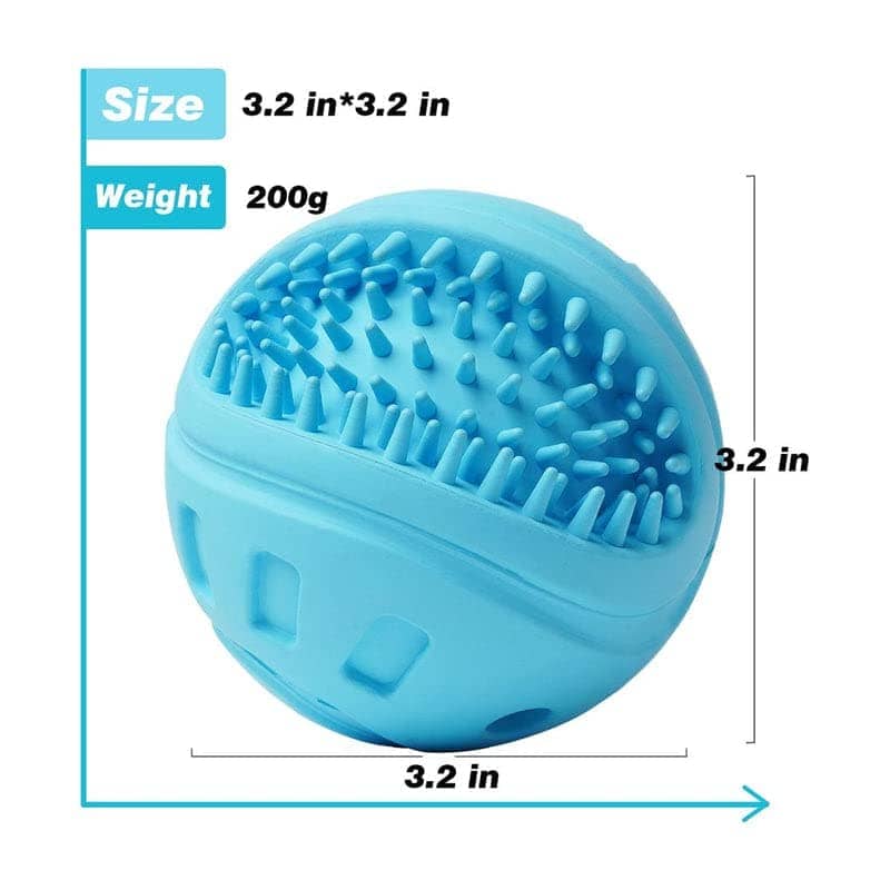 Pawsindia Brush Ball Teeth Cleaning Toy for Dogs