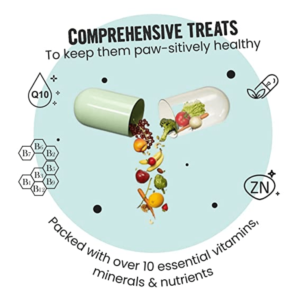 Healing Leaf Hemp Protein Powder and Bark Out Loud Immunity Multi Vitamin Chew Stix for Dogs and Cats Combo Exclusive Combo Exclusive Combo