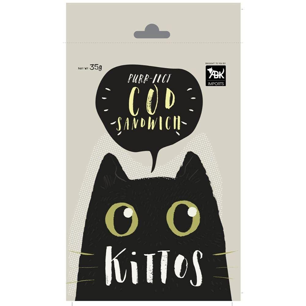 Kittos Purr Fect Cod Sandwich Cat Treat