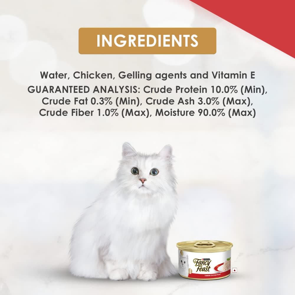 Purina Fancy Feast Tender Chicken Feast Cat Wet Food (5 + 1 Free)