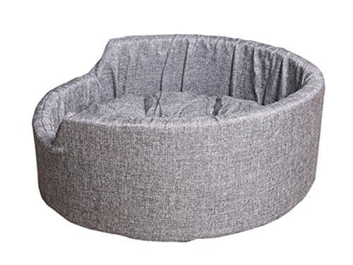 Hiputee Soft Dual Bed for Dogs and Cats (Light Grey)