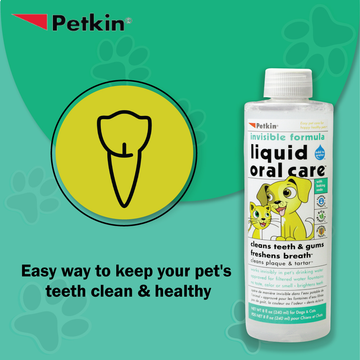 Petkin Liquid Oral Care Invisible formula for Pets