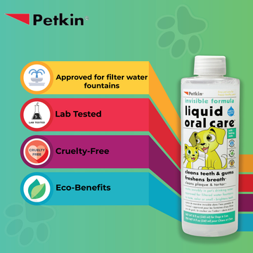 Petkin Liquid Oral Care Invisible formula for Pets