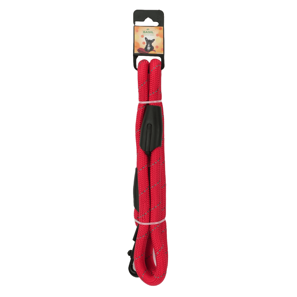 Basil Rope Leash for Dogs and Cats (Red)