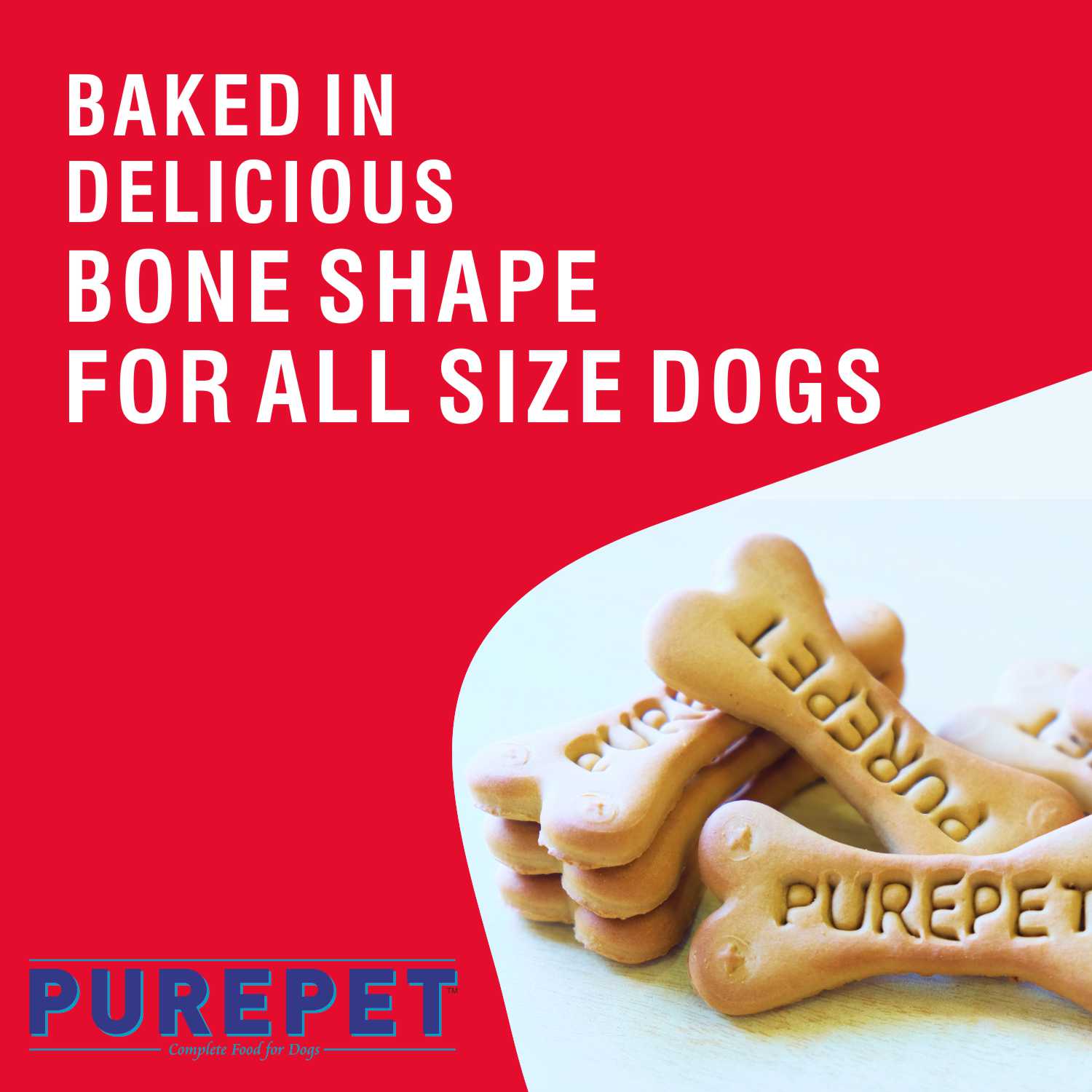 Purepet Milk Flavour Real Chicken Biscuit Dog Treats