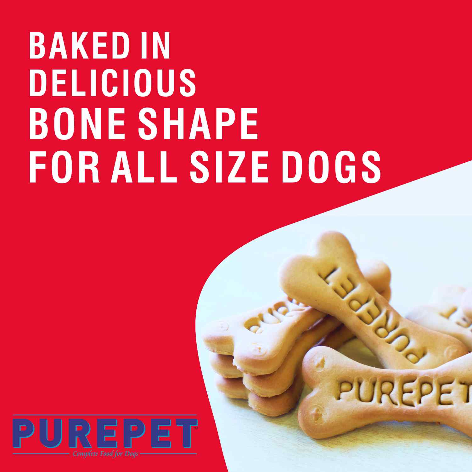 Purepet Mutton Flavour Real Chicken Biscuit Dog Treats