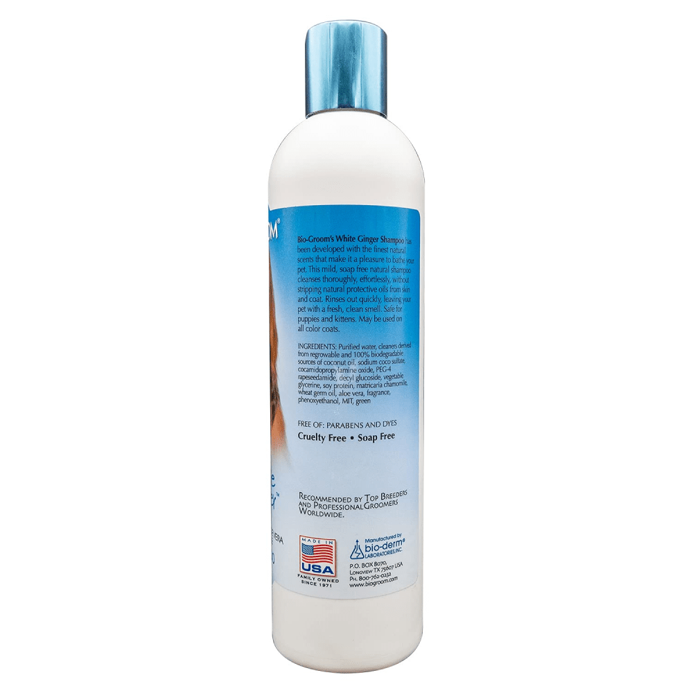 Bio Groom White Ginger Natural Scent Shampoo for Dogs and Cats