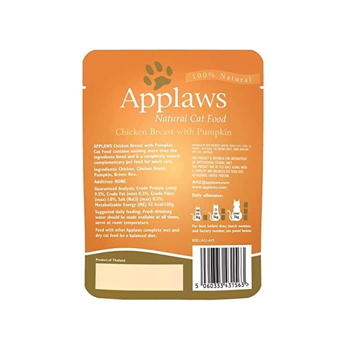 Applaws Chicken Breast with Pumpkin in Broth Cat Wet Food