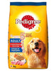 Pedigree Chicken & Liver Chunks in Gravy Pouch Adult Wet Food and Chicken & Vegetables Adult Dog Dry Food Combo