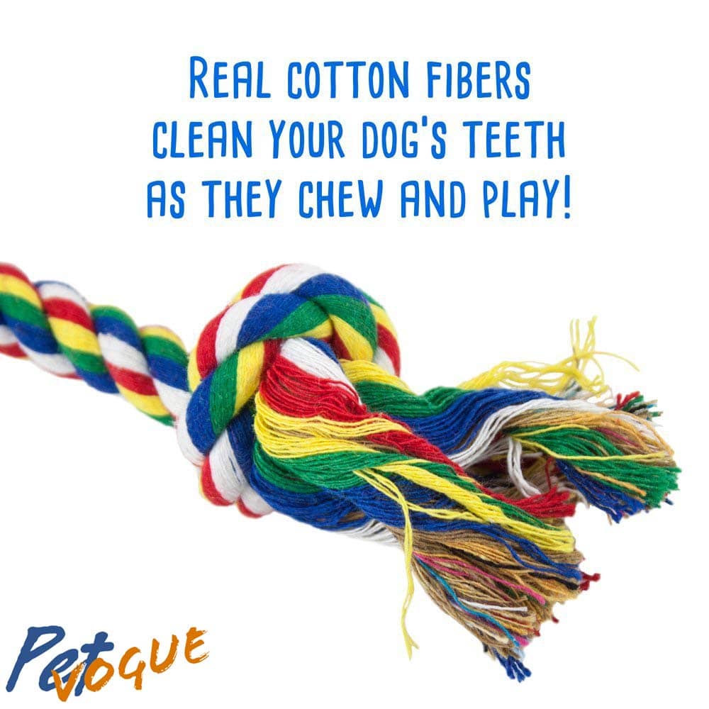 Pet Vogue Braided Rope Toy for Dogs (Assorted)