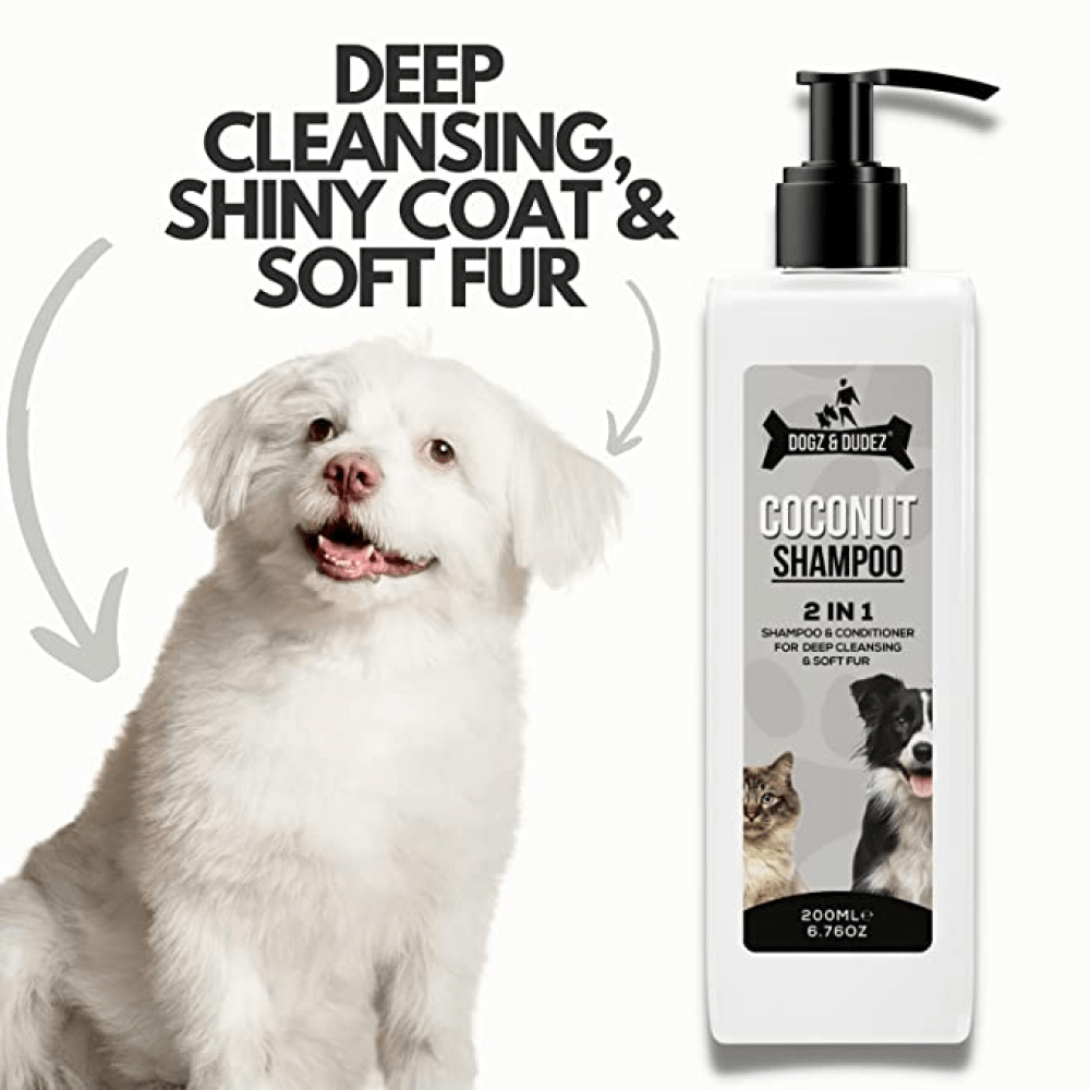 DOGZ DUDEZ Coconut Shampoo for Dogs and Cats