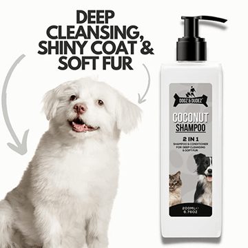 DOGZ & DUDEZ Coconut Shampoo for Dogs and Cats