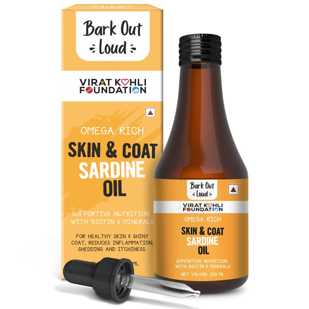 Bark Out Loud Skin & Coat Sardine Oil for Dogs and Cats Both-Health & Wellness Bark Out Loud