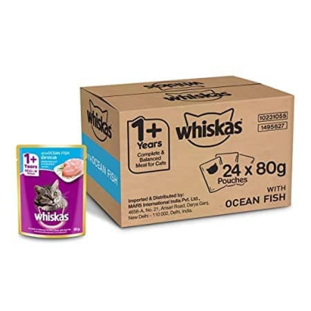 Whiskas Ocean Fish Adult Cat Wet Food