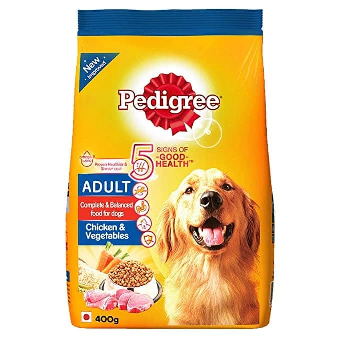 Pedigree Chicken & Vegetables Adult Dog Dry Food