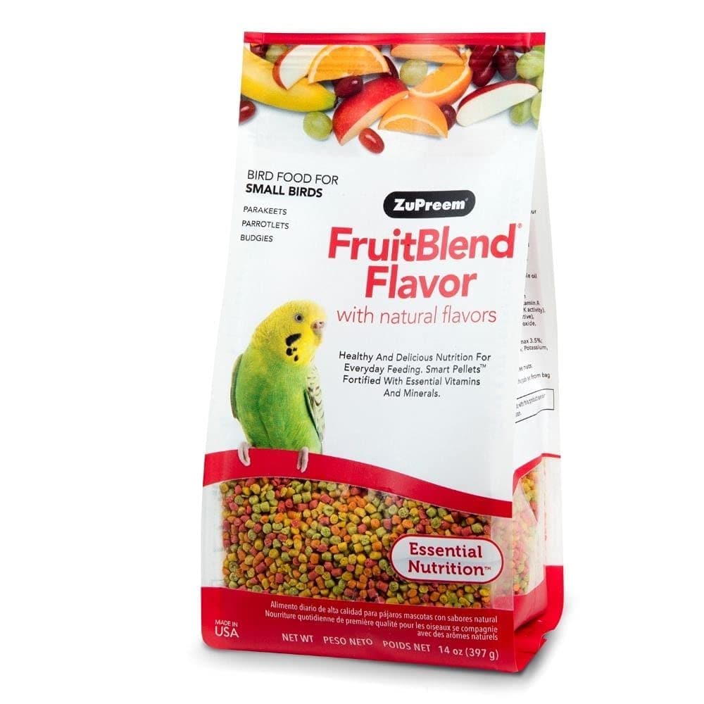 ZuPreem Fruit Blend Bird Food for Small Birds