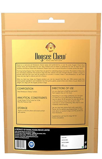 Dogsee Chew Turmeric Chew Bars Mini Breed Dog Treats